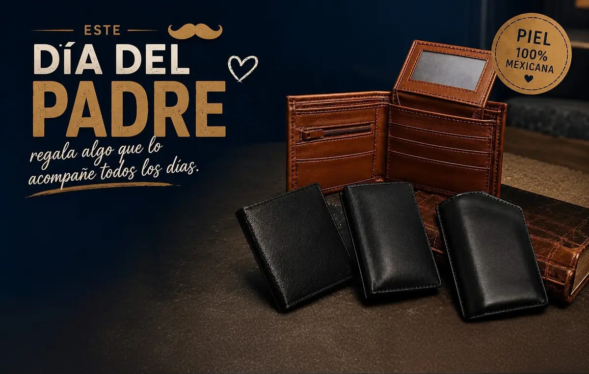 Carteras de piel para el Día del Padre – Mexia